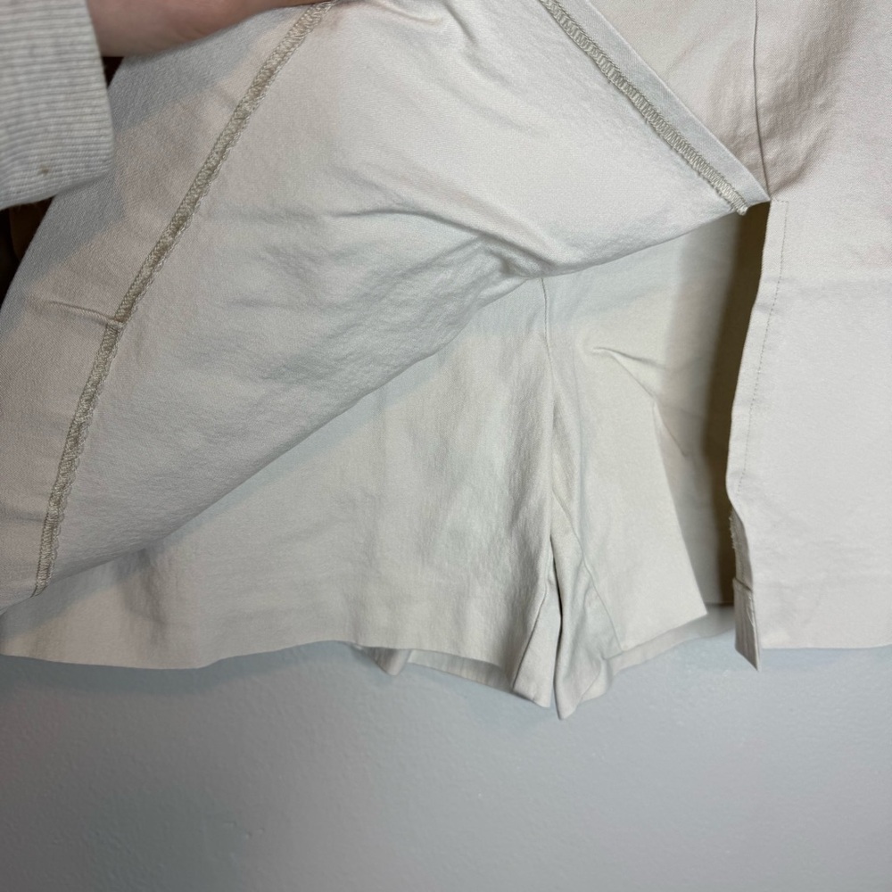 Boston Proper Ivory White Skort Skirt Shorts - Picture 2 of 10